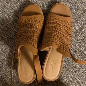 light brown booties - never worn